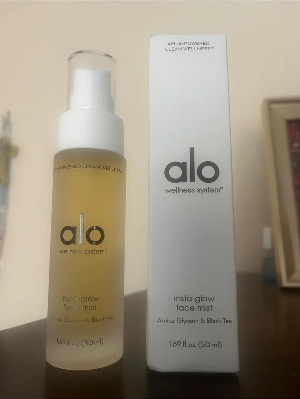 NIB ALO Wellness System Insta-Glow Face Mist